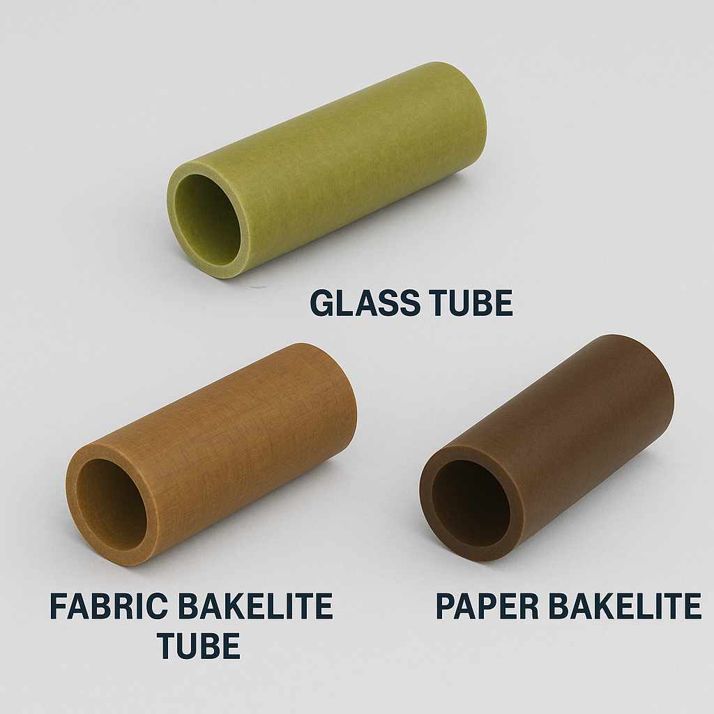G11 glass insulating tube, fabric bakelite insulating tube and paper bakelite insulating tube for rigid electrical insulation applications