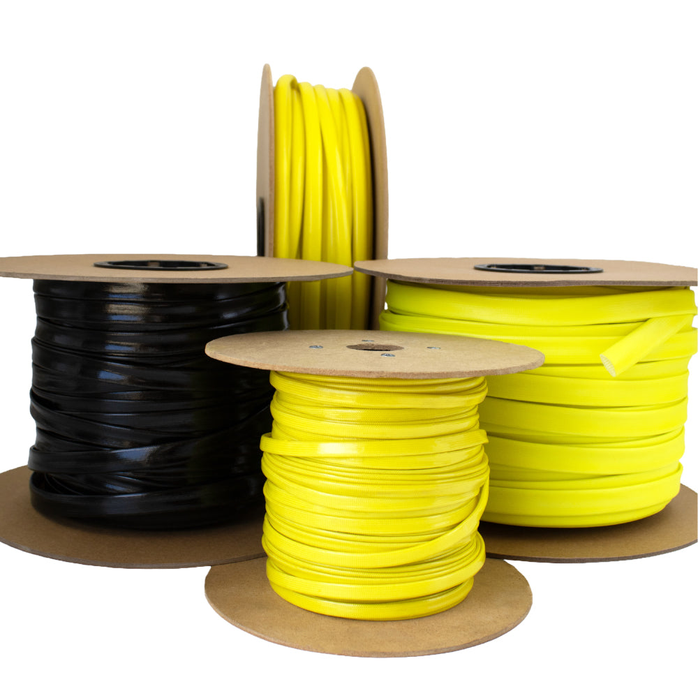 Acrylic glass electrical insulation sleeving – flexible, high-temperature rated sleeve with 4kV dielectric strength for motors, transformers, and wiring