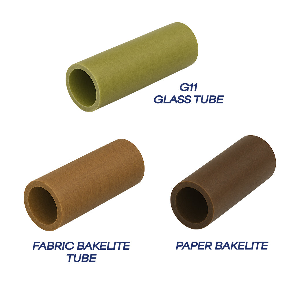 G11 glass insulating tube, fabric bakelite insulating tube and paper bakelite insulating tube for rigid electrical insulation applications
