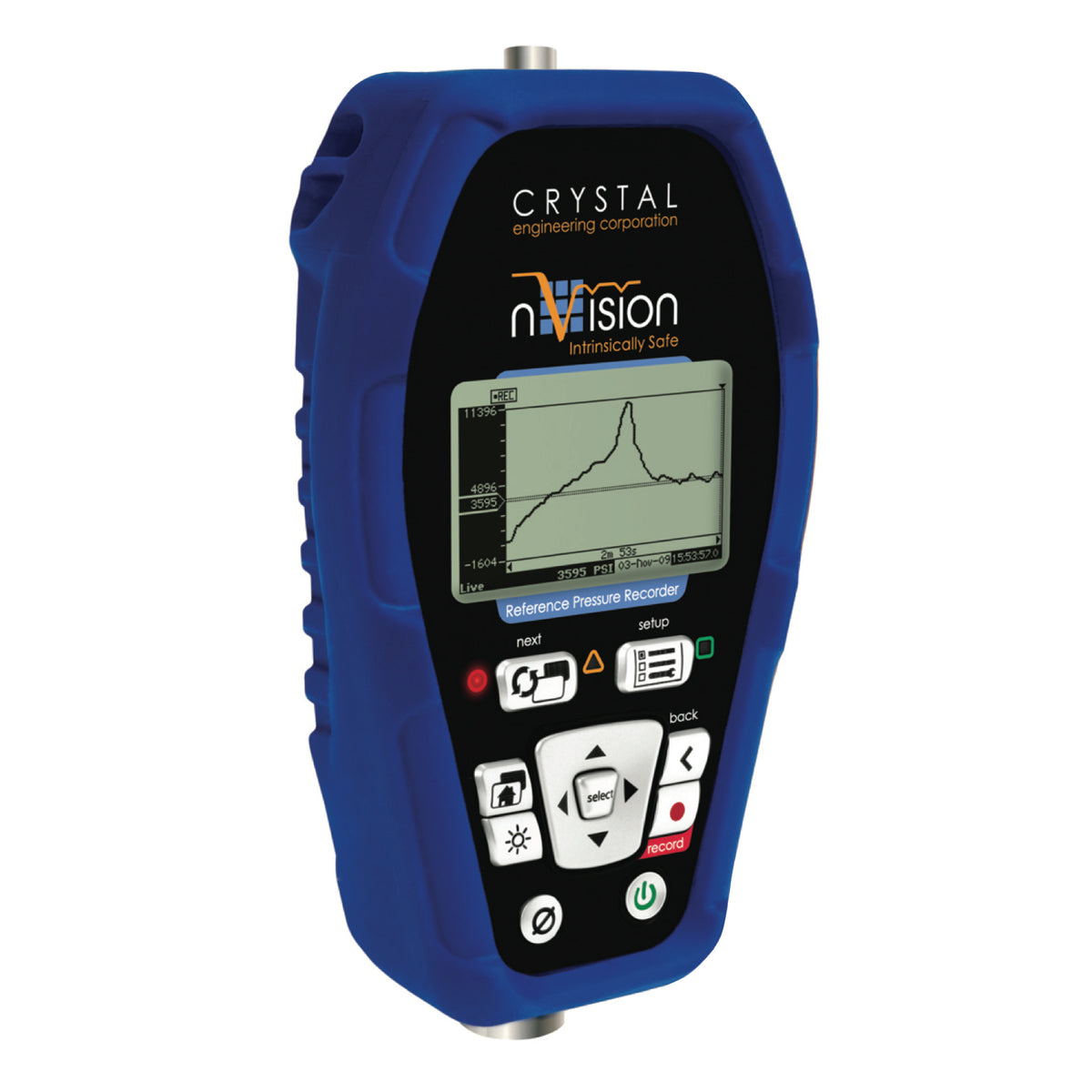 Reference Recorder Calibrator nVision Reference Pressure & Temperature Recorder | Intrinsically Safe ...