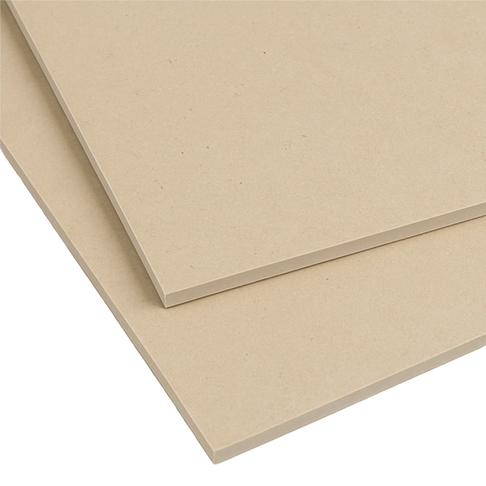 Stacked sheets of non-asbestos millboard insulation, made from mineral wool fibre, designed for high-temperature resistance in thermal and electrical applications.