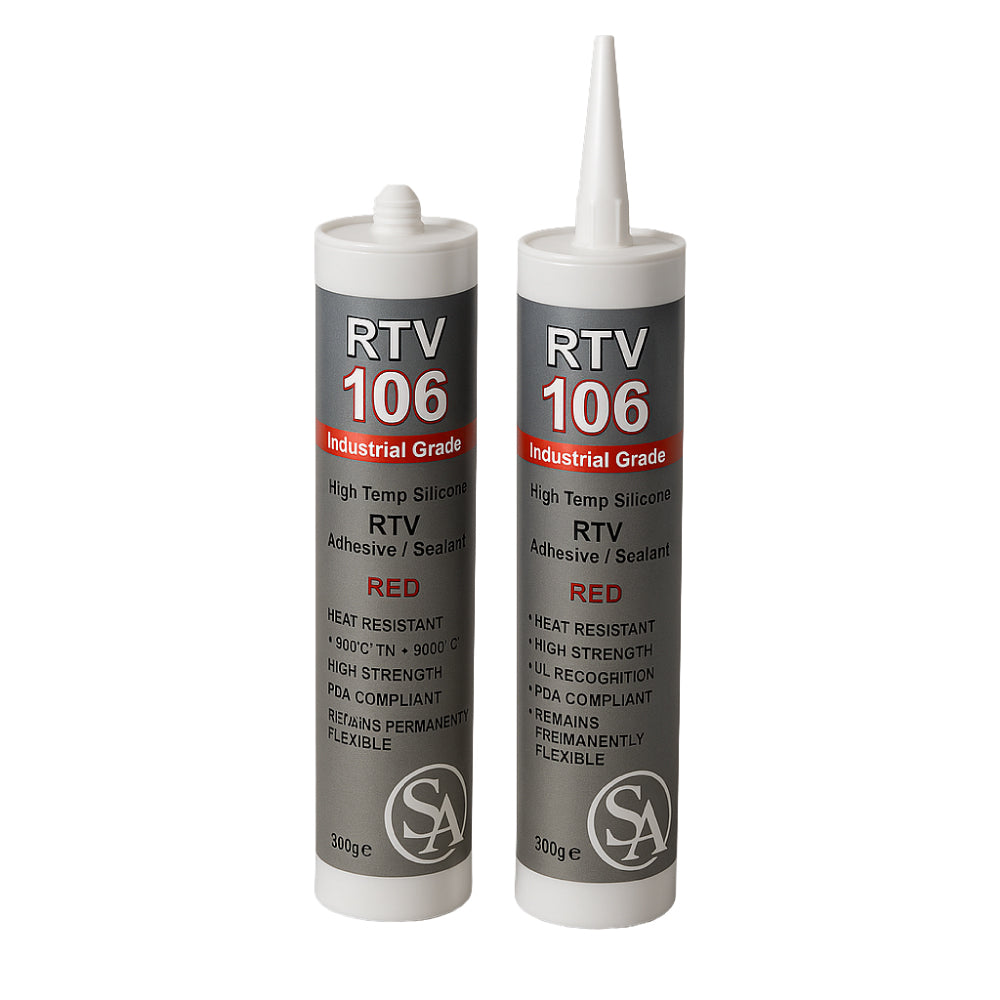rtv106 red high temp silicone adhesive sealant 300g tubes for electrical insulation and bonding