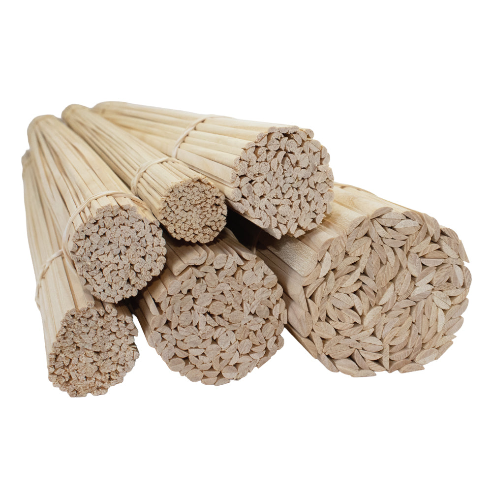bundled wooden slot stick wedges for motor insulation and electrical applications